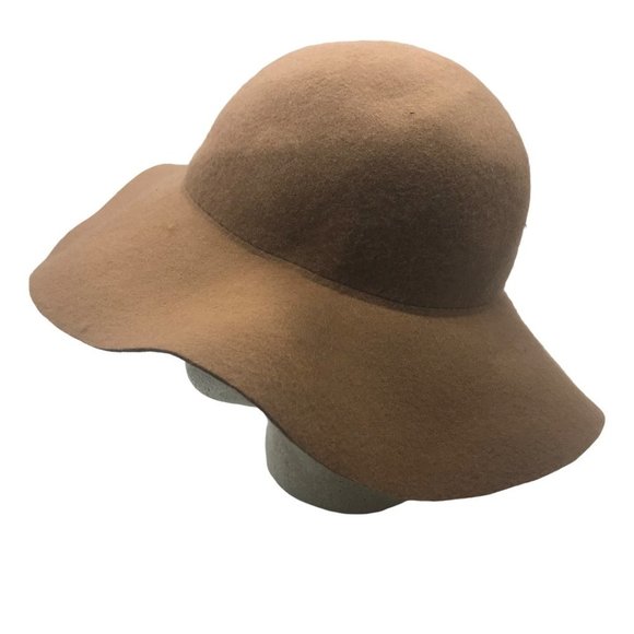 Forever 21 100% Wool Felt Wide Brim Floppy Women Sz Small Medium Hat 56.5 cm - Picture 2 of 5